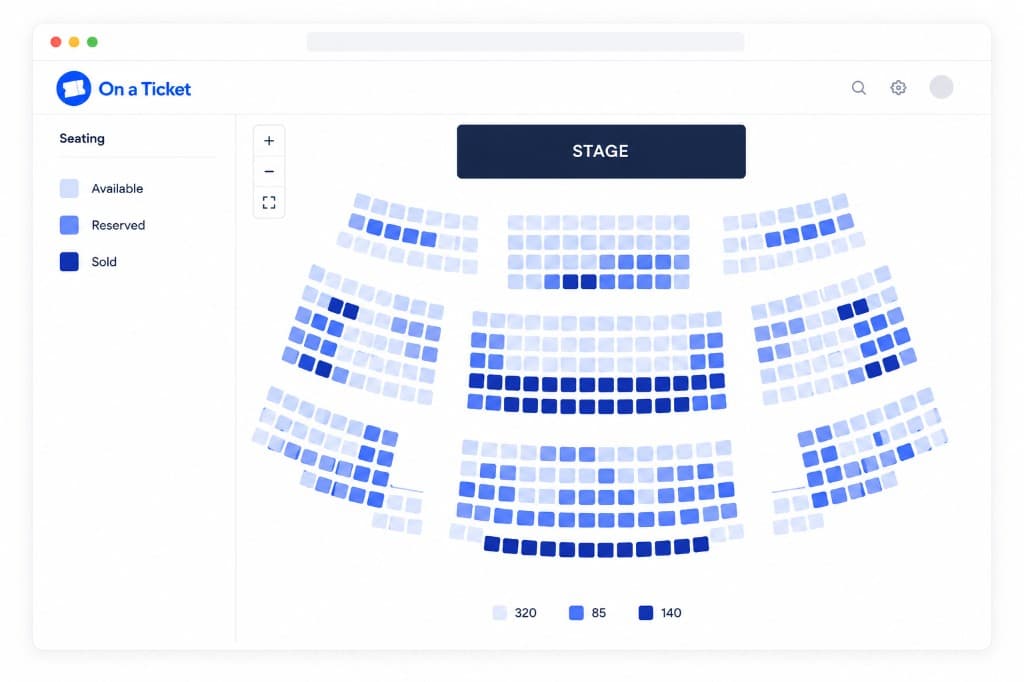 Interactive seating chart
